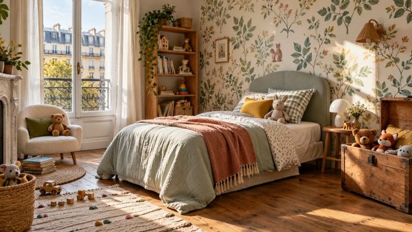 Top idées de décoration avec du papier peint pour enfants
