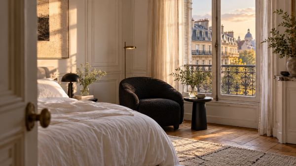 Top idées pour un aménagement chic en noir et blanc de chambre