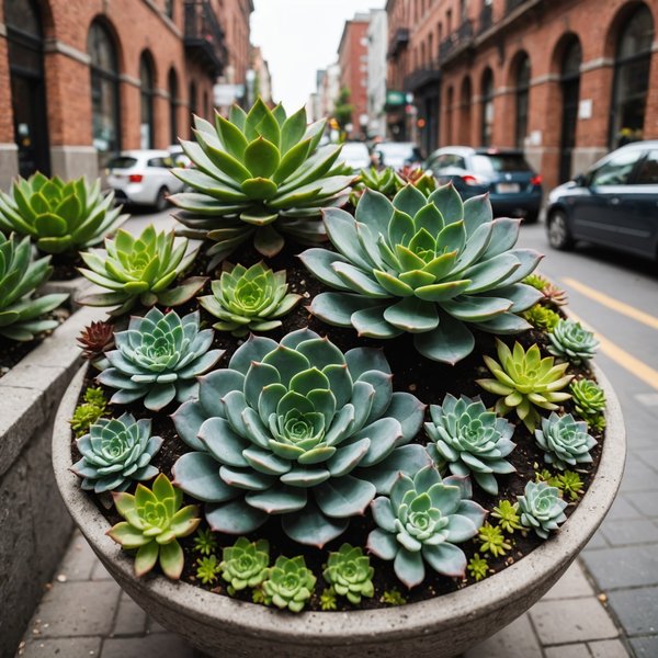 Comment créer un jardin de plantes grasses dans un environnement urbain ?